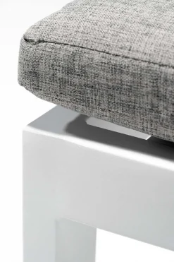 ARTELIA Danni Gartenlounge für 5 Personen, weiß/grau, Aluminium, inkl. Polster, korrosions- und witterungsbeständig