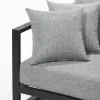 ARTELIA Matteo S Gartenlounge 3-Sitzer, anthrazit/grau, Aluminium, inkl. Polster & Hocker