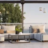 ARTELIA Misty M Gartenlounge, anthrazit/grau, Alu/Rope, vielseitig kombinierbar, mit Liegefläche