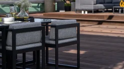 ARTELIA Ricardo Garten-Essgruppe für 6 Personen, anthrazit/grau, Alu/Glas, inkl. Tisch und Polster