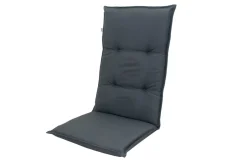 DOPPLER Comfort Stuhlauflage Hochlehner, anthrazit, Polyester, 120 x 50 x 7 cm