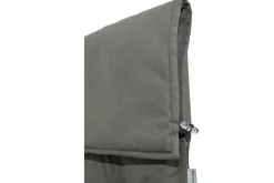 DOPPLER Stuhlauflage Hochlehner, grau, Dralon, 120x50x7cm, mit DuPont Teflon Markenimprägnierung