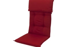DOPPLER Stuhlauflage Hochlehner, bordeaux, Dralon, 120x50x7cm, mit DuPont Teflon Markenimprägnierung