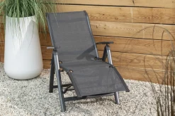 HARTMAN Alice Comfort Relaxsessel, xerix/anthrazit, Alu/Textilene, 70x67x45cm