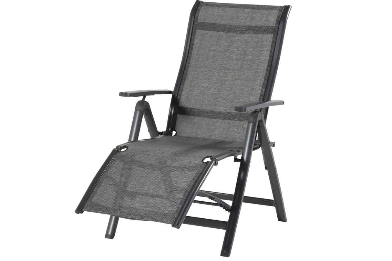HARTMAN Alice Comfort Relaxsessel, xerix/anthrazit, Alu/Textilene, 70x67x45cm