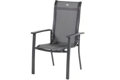 HARTMAN Alice Comfort Stapelsessel, xerix/anthrazit, Alu/Textilene, 68x65x107cm