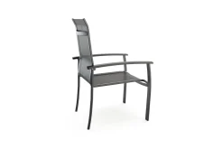 HARTMAN Alice Comfort Stapelsessel, xerix/anthrazit, Alu/Textilene, 68x65x107cm
