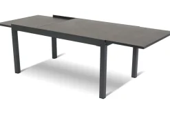 HARTMAN Alice Garten-Essgruppe, xerix/natur, Alu/Teak, 4x4 Textilen, 4 Hochlehner, 260/160x90cm