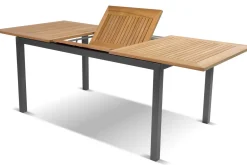Hartman Alice Garten-Essgruppe, 6 Personen, ausziehbarer Tisch 150–210 cm, Aluminium/Teakholz FSC®-zertifiziert