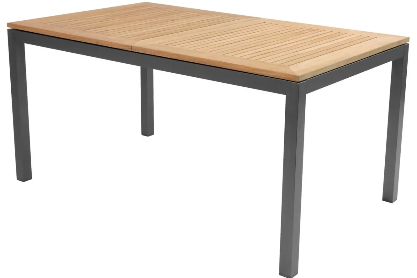 Hartman Alice Garten-Essgruppe, 6 Personen, ausziehbarer Tisch 150–210 cm, Aluminium/Teakholz FSC®-zertifiziert