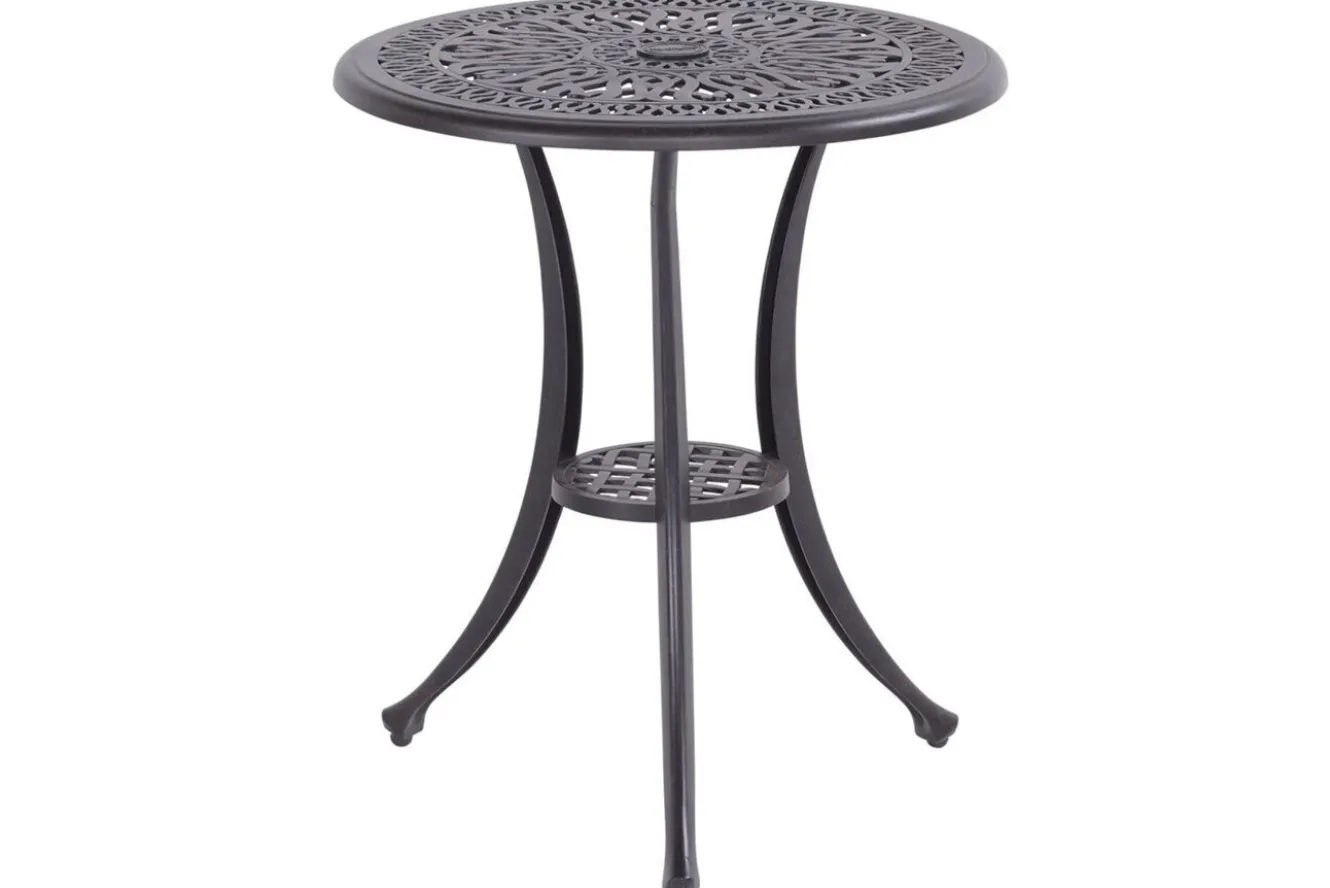 HARTMAN Amalfi Bistrotisch, bronze, Alu-Guss, Ø62cm