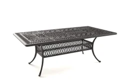 HARTMAN Amalfi Garten-Essgruppe, bronze, Alu-Guss, 6 Diningsessel, 214x112cm