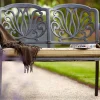 HARTMAN Amalfi 2-Sitzer Bank, bronze, Alu-Guss, inkl. Wendekissen