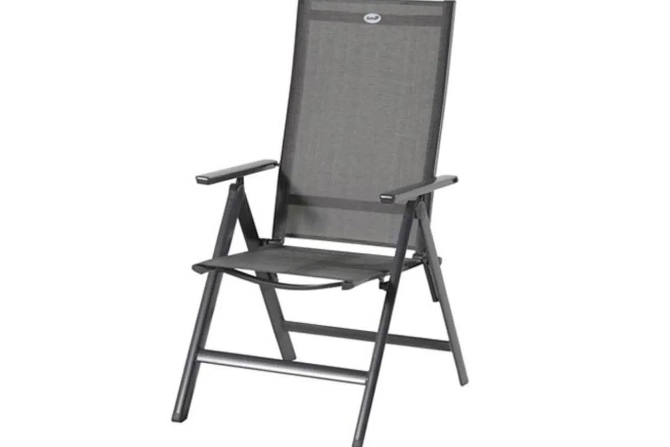 HARTMAN Aruba Garten-Essgruppe, xerix, Alu/Textilene, Tisch 180/240x100cm, 8 Klappstühle
