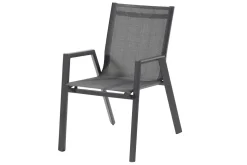 HARTMAN Aruba Stapelsessel, xerix/anthrazit, Alu/Textilene, 75x55x88cm