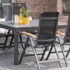 HARTMAN Ausziehtisch Tipperary xerix/stone grey, Aluminium/HPL, 160/260x93cm