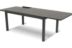 HARTMAN Ausziehtisch Tipperary xerix/stone grey, Aluminium/HPL, 160/260x93cm