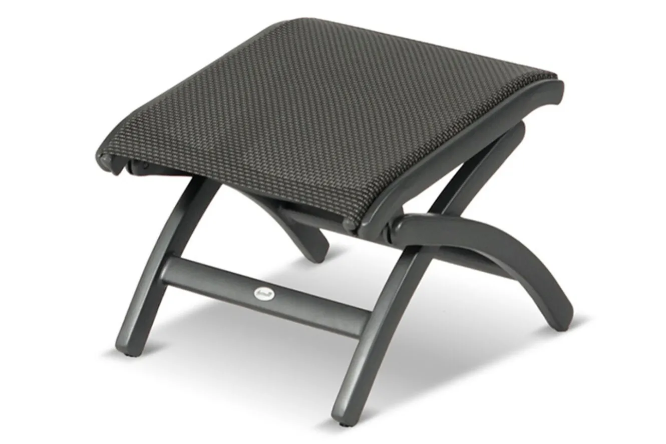 HARTMAN Da Vinci Hocker, xerix/anthrazit, Alu/Textile, 50x47x42 cm