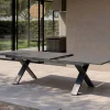 Hartman Exklusivmodell Xanadu, Da Vinci Garten-Essgruppe, 6 Personen, ausziehbarer Tisch 220–280 cm, Alu/Glaskeramik