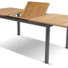 HARTMAN Garten-Essgruppe, xerix-anthrazit, Alu/Teakholz, 4x4 Textilen, 210/150x90 cm, 8 Personen