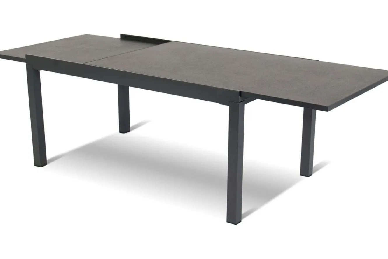 HARTMAN Garten-Essgruppe, xerix-anthrazit, Alu/HPL, 260/160x90 cm, 6 Hochlehner