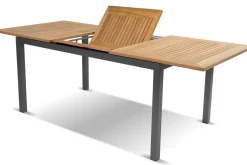 HARTMAN Garten-Essgruppe, xerix-anthrazit, Alu/Teakholz, 210/150x90 cm, 6 Personen