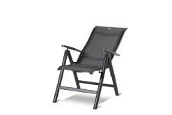 HARTMAN Garten-Essgruppe, xerix-anthrazit, Alu/Teakholz, 210/150x90 cm, 6 Personen