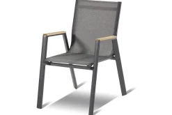 HARTMAN Garten-Essgruppe, xerix-anthrazit, Alu/HPL, 260/160x90 cm, 6 Sessel