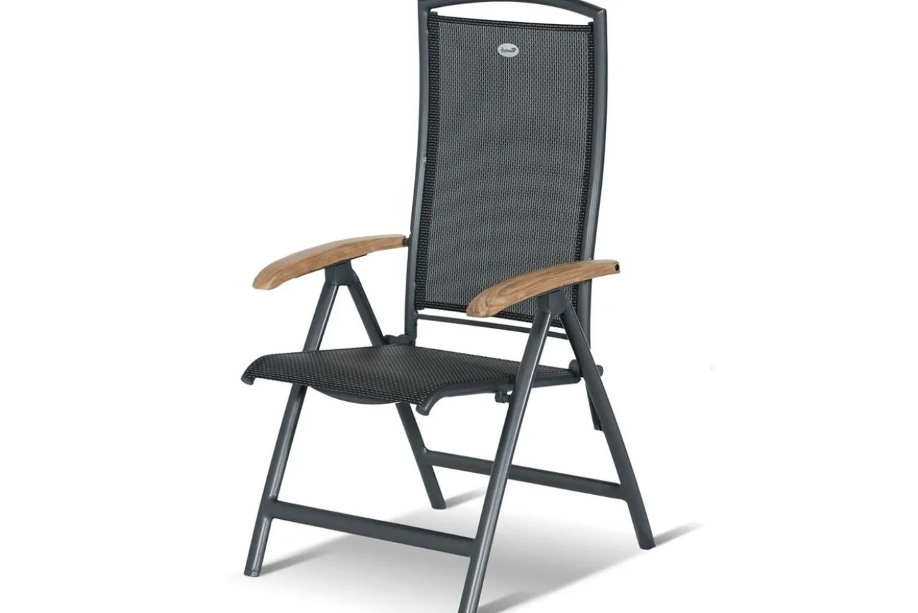HARTMAN Raffaelo Garten-Essgruppe, xerix, Alu/Textilene, Tisch 180/240x100cm, 8 Klappstühle