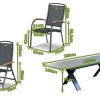 HARTMAN Sondermodell Xanadu / Raffaelo Garten-Essgruppe, xerix/anthrazit, Alu/Glaskeramik, 2 Stapelsessel, 6 Klappstühle, 220/280x100cm
