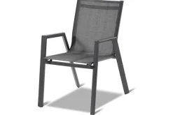 HARTMAN Sondermodell Xanadu / Aruba Garten-Essgruppe, xerix/anthrazit, Alu/Glaskeramik, 10 Stapelsessel, 220/280x100cm