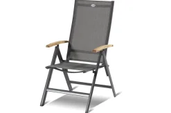 HARTMAN Sondermodell Xanadu / Aruba Garten-Essgruppe, xerix/anthrazit, Alu/Glaskeramik, 8 Klappstühle, 220/280x100cm
