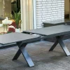 HARTMAN Sondermodell Xanadu / Raffaelo Garten-Essgruppe, xerix/anthrazit, Alu/Glaskeramik, 10 Klappstühle, 220/280x100cm