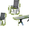 HARTMAN Sondermodell Xanadu / Alice Comfort Garten-Essgruppe, xerix/anthrazit, Alu/Glaskeramik, 2 Stapelsessel, 8 Klappstühle, 220/280x100cm