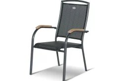 HARTMAN Sondermodell Yasmani/Raffaelo Garten-Essgruppe, xerix, Alu/Teakholz, 240x100cm, 6 Stapel-, 2 Klappstühle