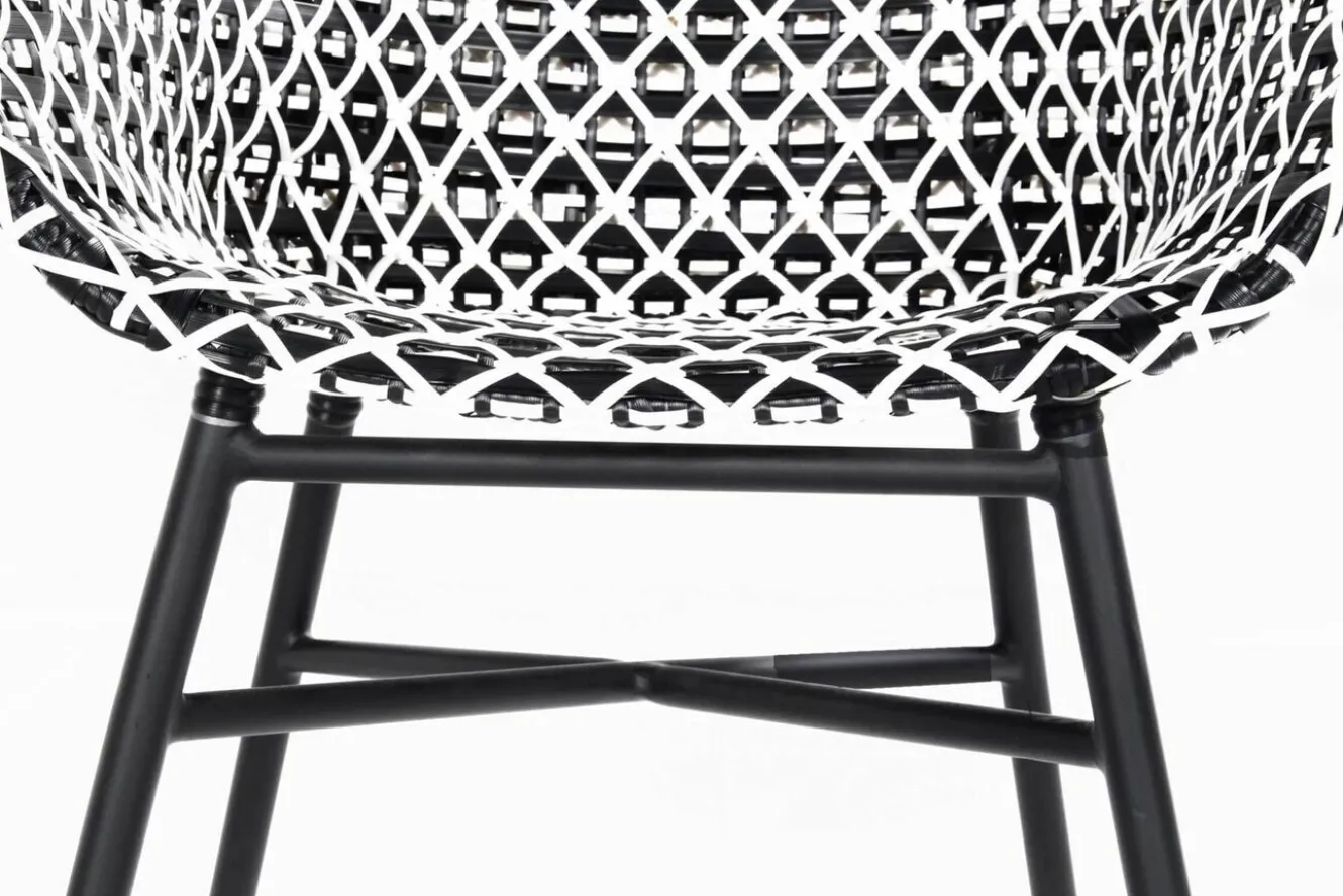 HARTMAN South Wales Garten-Essgruppe, xerix/natur/schwarz/weiß, Alu/Teak/Kunststoff, Ausziehtisch 150/210 x 90 cm, inkl. 6 Sessel