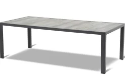 HARTMAN Tanger/Alice Comfort Garten-Essgruppe, xerix/grey wood, Aluminium/Keramik, 228x105cm, 6 Klappstühle