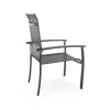 HARTMAN Tanger/Alice Comfort Garten-Essgruppe, xerix/grey wood, Aluminium/Keramik, 168x105cm, 4 Stapelsessel