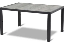 HARTMAN Tanger Esstisch, xerix/grey wood, Aluminium/Keramik, 168x105cm