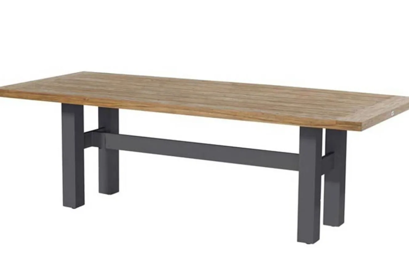 HARTMAN Yasmani Esstisch, xerix/teak natural, Alu/Teak, 240x100cm