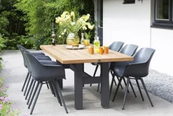 HARTMAN Yasmani Esstisch, xerix/teak natural, Alu/Teak, 240x100cm