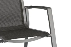 Kettler Altura 6er-Set Stapelsessel, Exlusivmodell, anthrazit/anthrazit, 0302102-7100