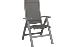 KETTLER Altura Garten-Essgruppe, anthrazit/anthrazit, Alu/Textilene, 180/240x90cm, 6 Klappstühle