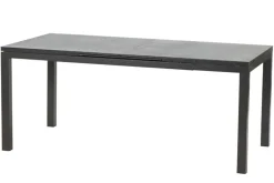 KETTLER Altura Garten-Essgruppe, anthrazit/anthrazit, Alu/Textilene, 180/240x90cm, 6 Klappstühle