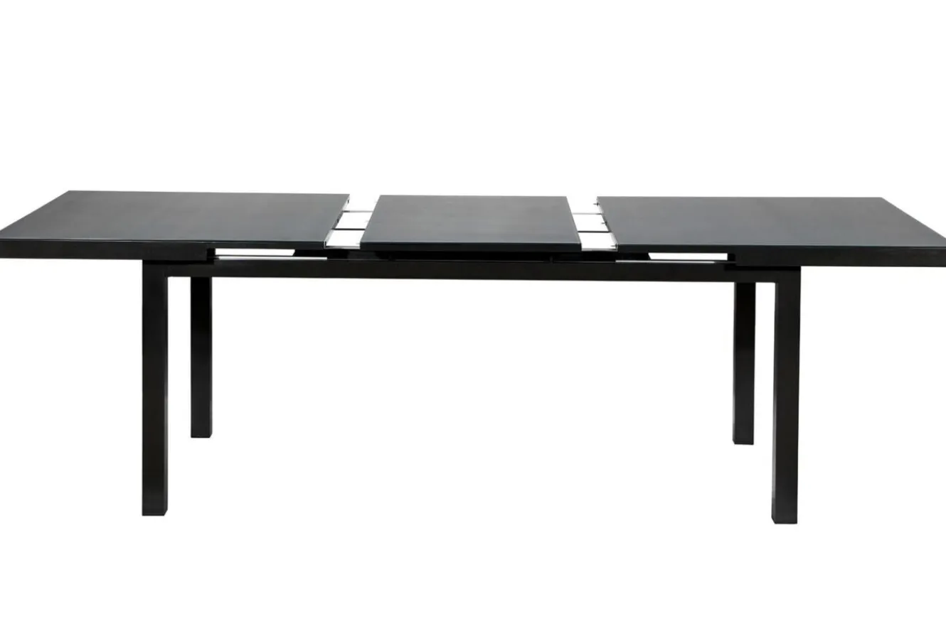 KETTLER Altura Garten-Essgruppe, anthrazit, Alu/Textilene, Tisch 180/240x100cm, 8 Stapelsessel