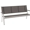 KETTLER BasicPlus3er Bank, silber/anthrazit, Alu/Textilene, 67 x 97 x 191, 0310612-0000