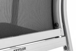 Kettler BasicPlus 4er-Set Stapelsessel, silber/anthrazit, 0301205-0000