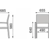 Kettler BasicPlus 6er-Set Stapelsessel, anthrazit/anthrazit, 0301205-7000