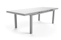 KETTLER BasicPlus Garten-Essgruppe, 6 Personen, ausziehbar, 180-240cm, Alu/Textilene, Klappstühle