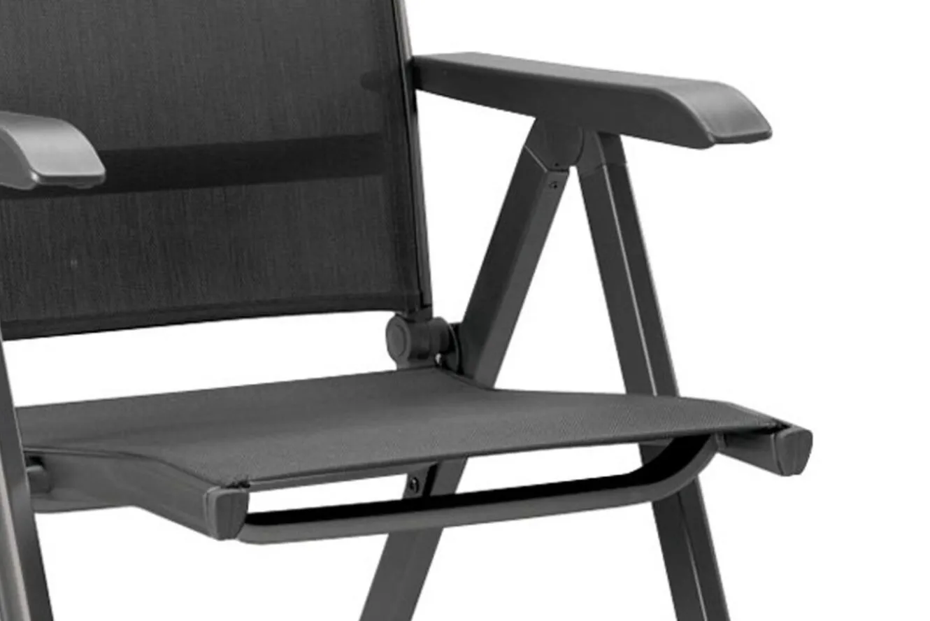 Kettler BasicPlus Garten-Essgruppe, 6 Personen, ausziehbarer Tisch 180–240 cm, Aluminium/Textilene